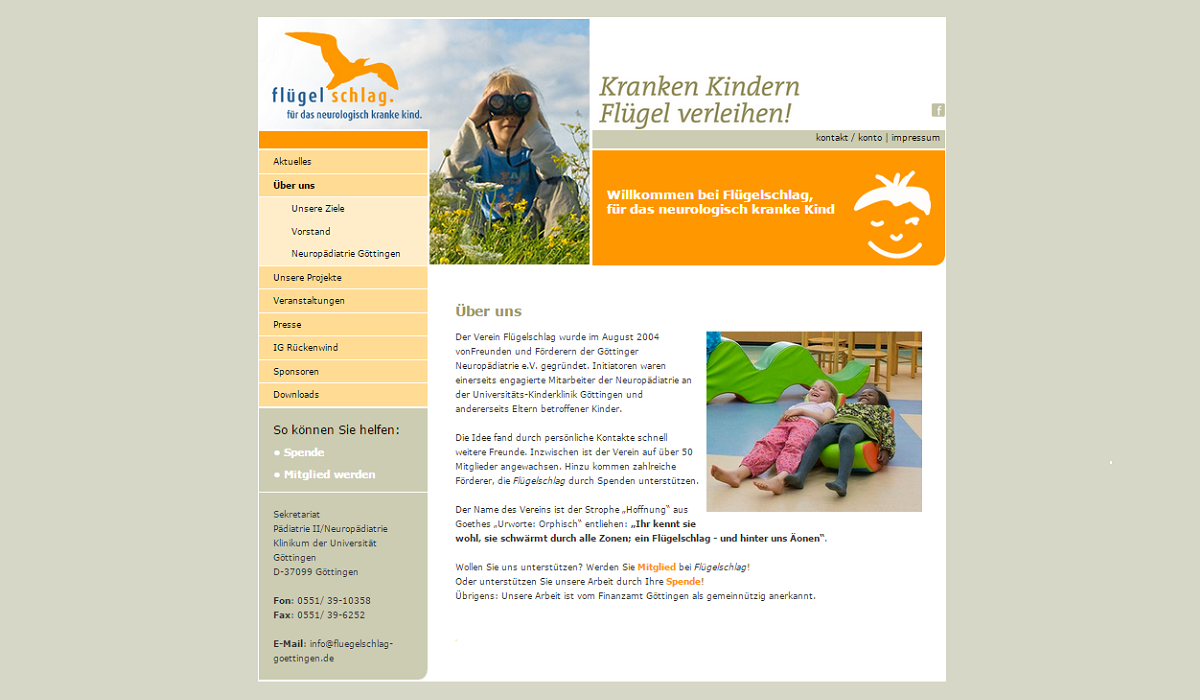 Website Flügelschlag