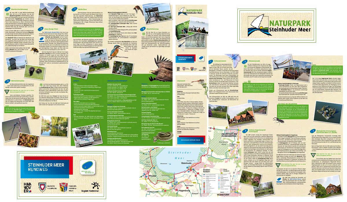 Faltblatt "Steinhuder Meer Rundweg"